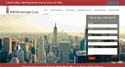 Desktop Screenshot of igmbrokerage.com